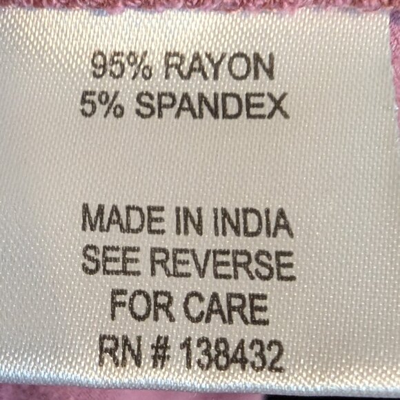 Modcloth Keyhole Neckline Mauve/Rose Tee, Size 2X - Picture 5 of 9
